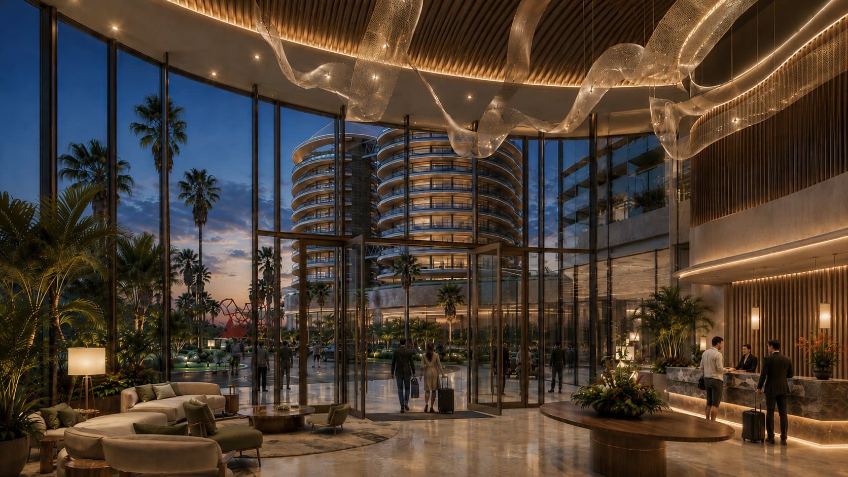 Hotel lobby