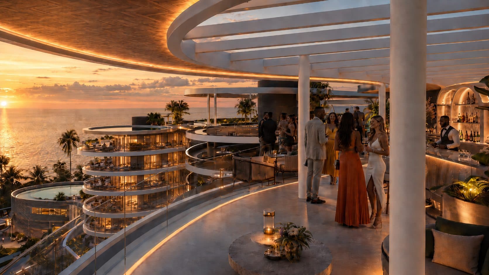 Members rooftop terrace