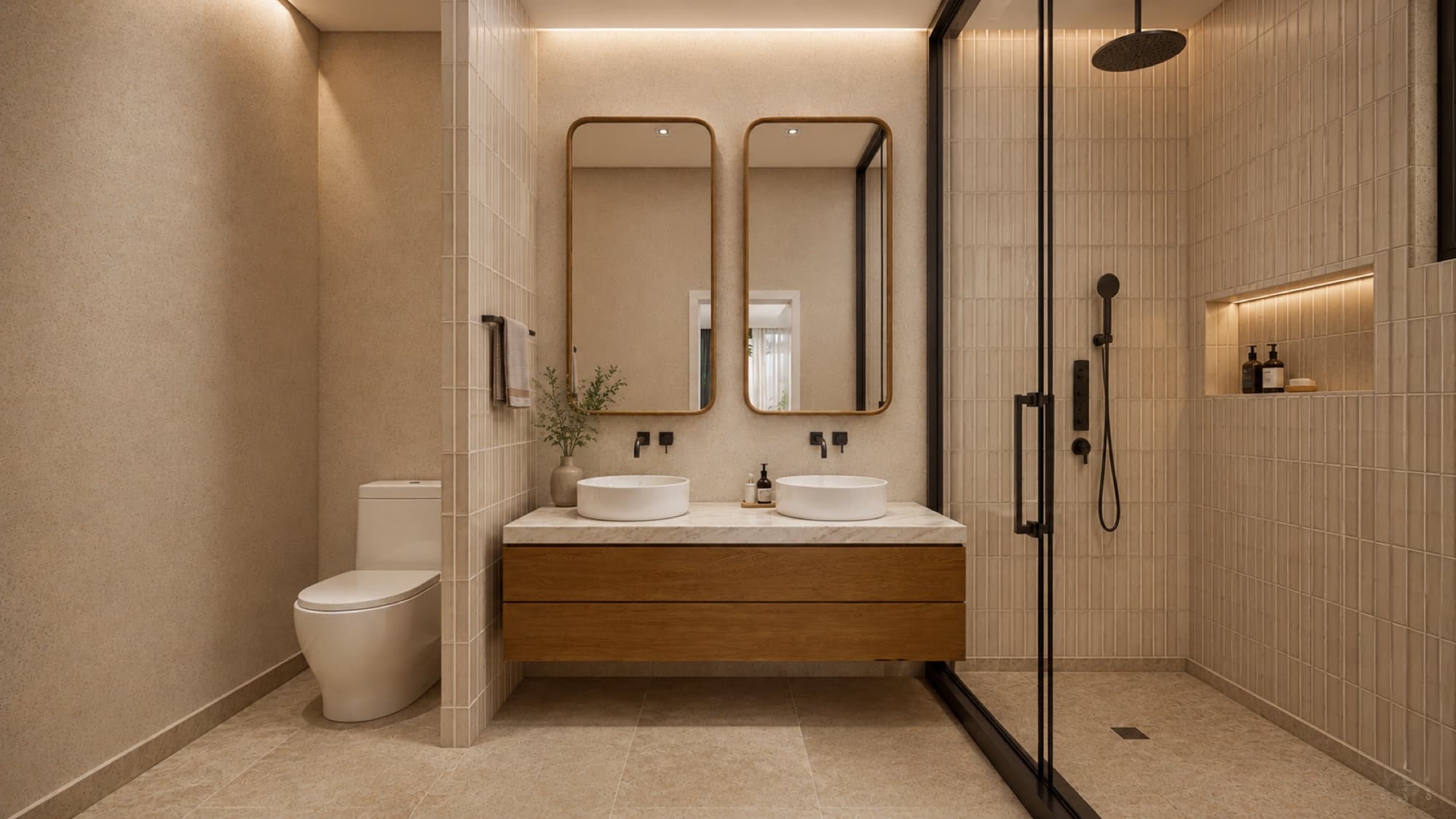 Penthouse bathroom suite
